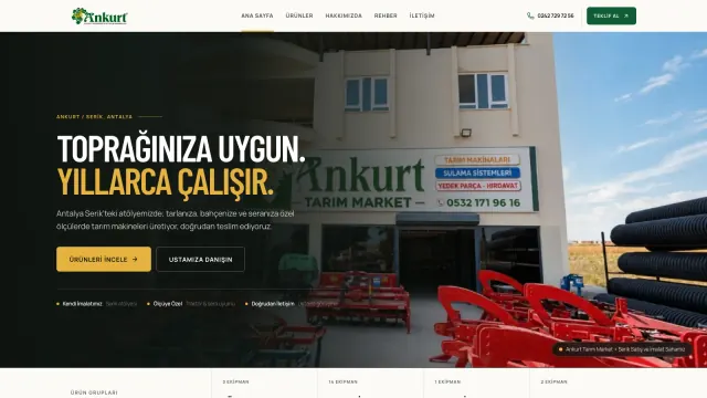 ANKURT Tarım Makinaları